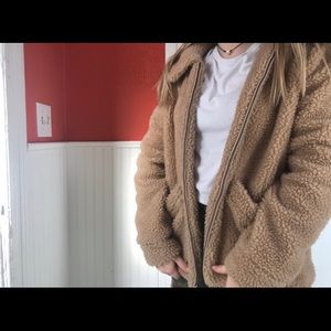 hollister sherpa jacket